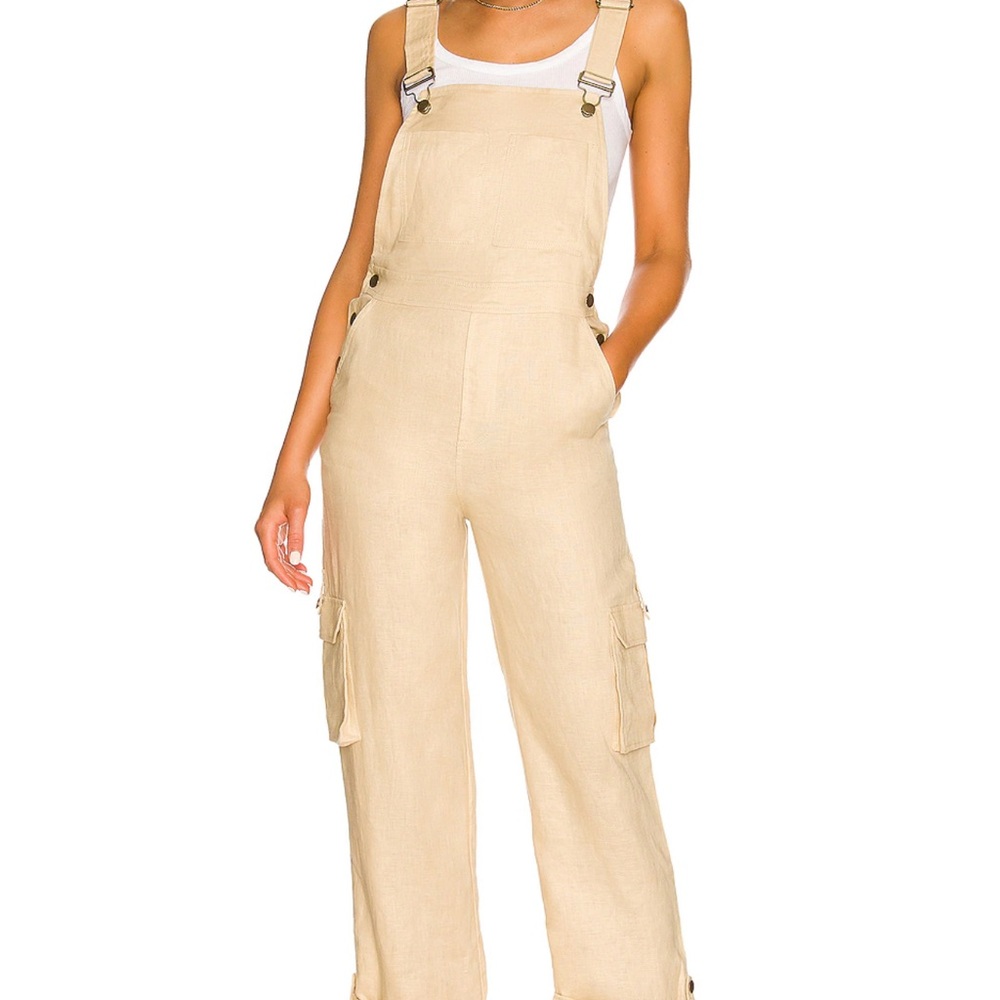 BRAND NEW- lovers and Friends - Alex Jumpsuit in Sand Neutral - XS